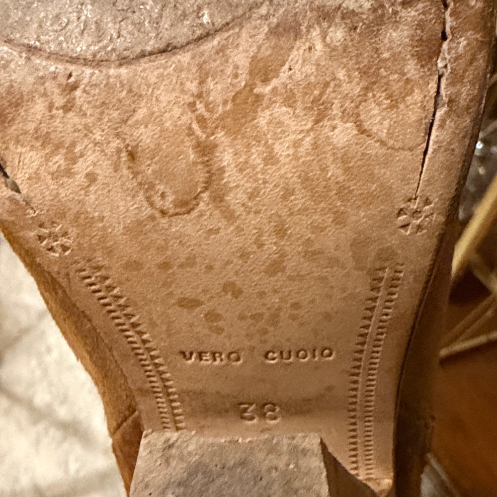 Golden Goose Brown Suede Heeled Boots - Picture 7 of 10